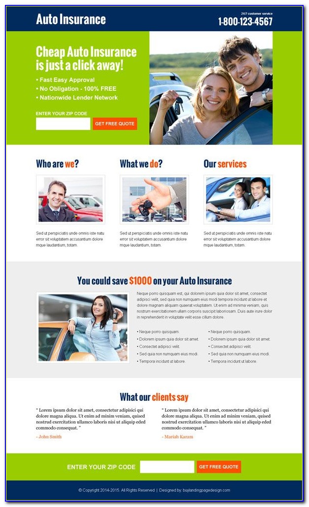 Life Insurance Website Templates Free Download