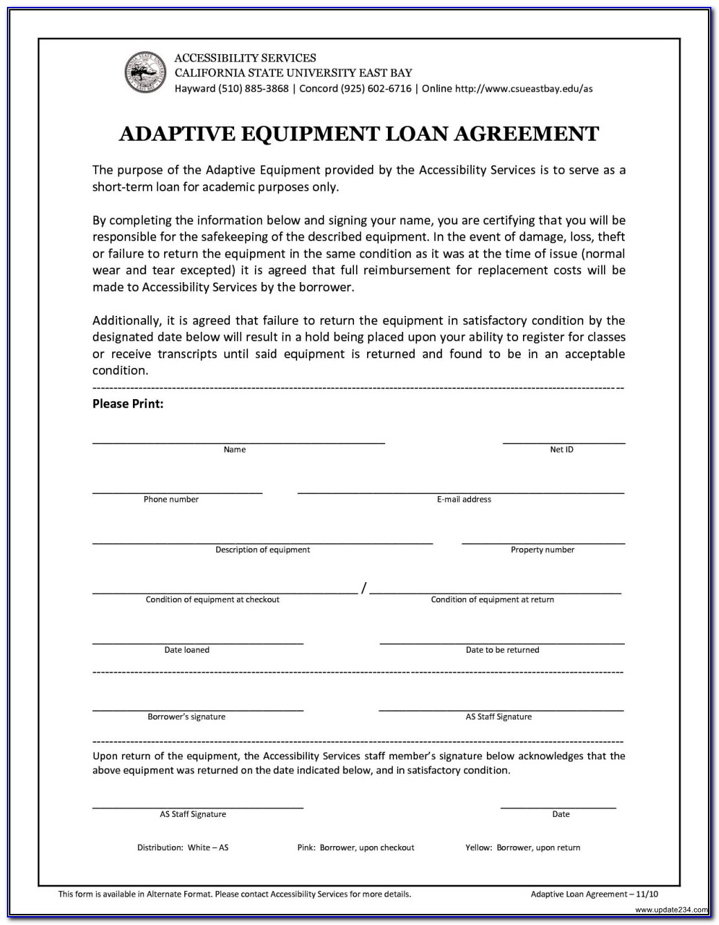 Loan Agreement Template Pdf