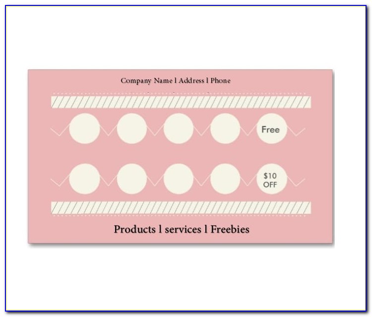 Loyalty Card Template Free Download