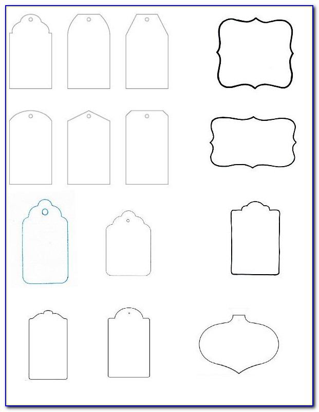 Luggage Gift Tag Template