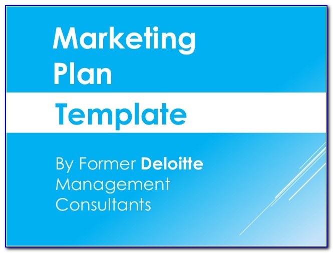 Marketing Plan Presentation Template 2018