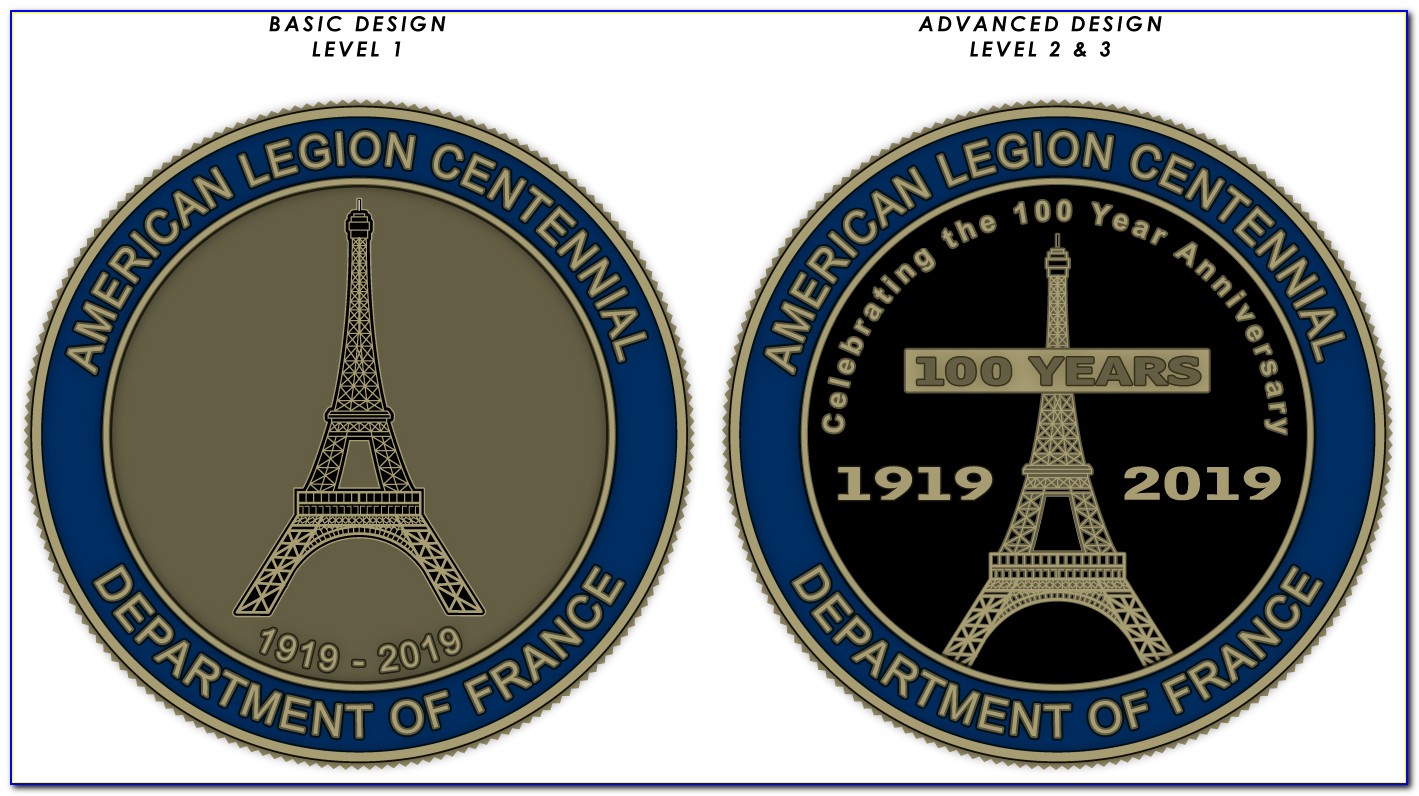 Military Coin Design Template
