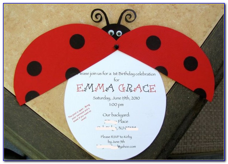 Miraculous Ladybug Birthday Invitation Template