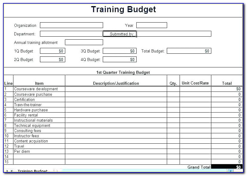 Personal Monthly Expense Sheet Excel Template