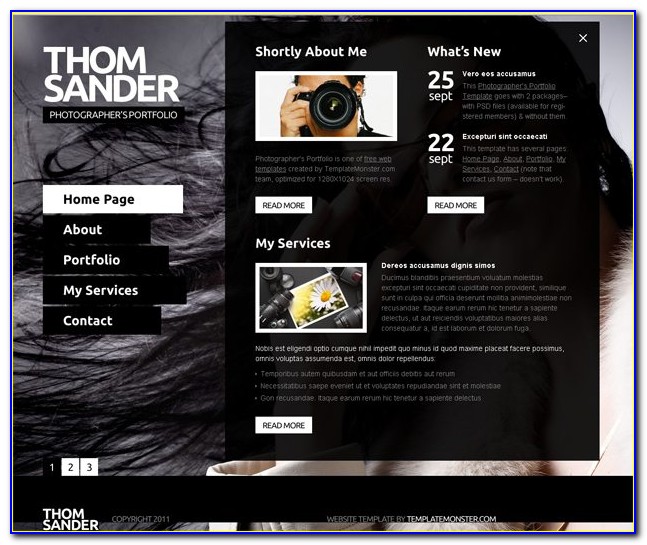 Photography Websites Templates Free Download