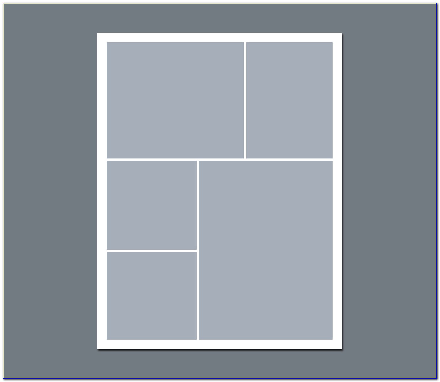 Picture Frame Collage Template