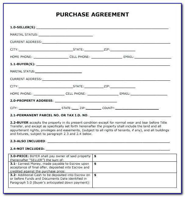 Purchase Order Financing Agreement Template