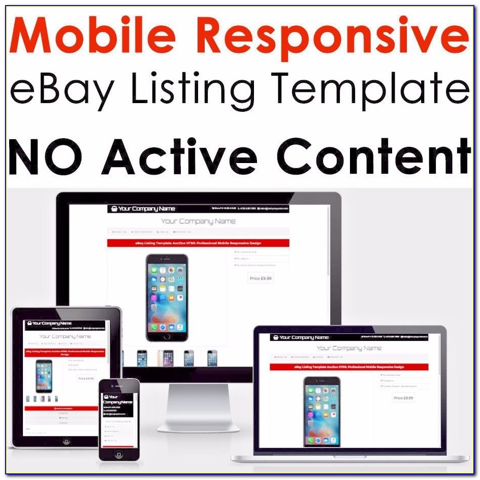 Responsive Ebay Store Template