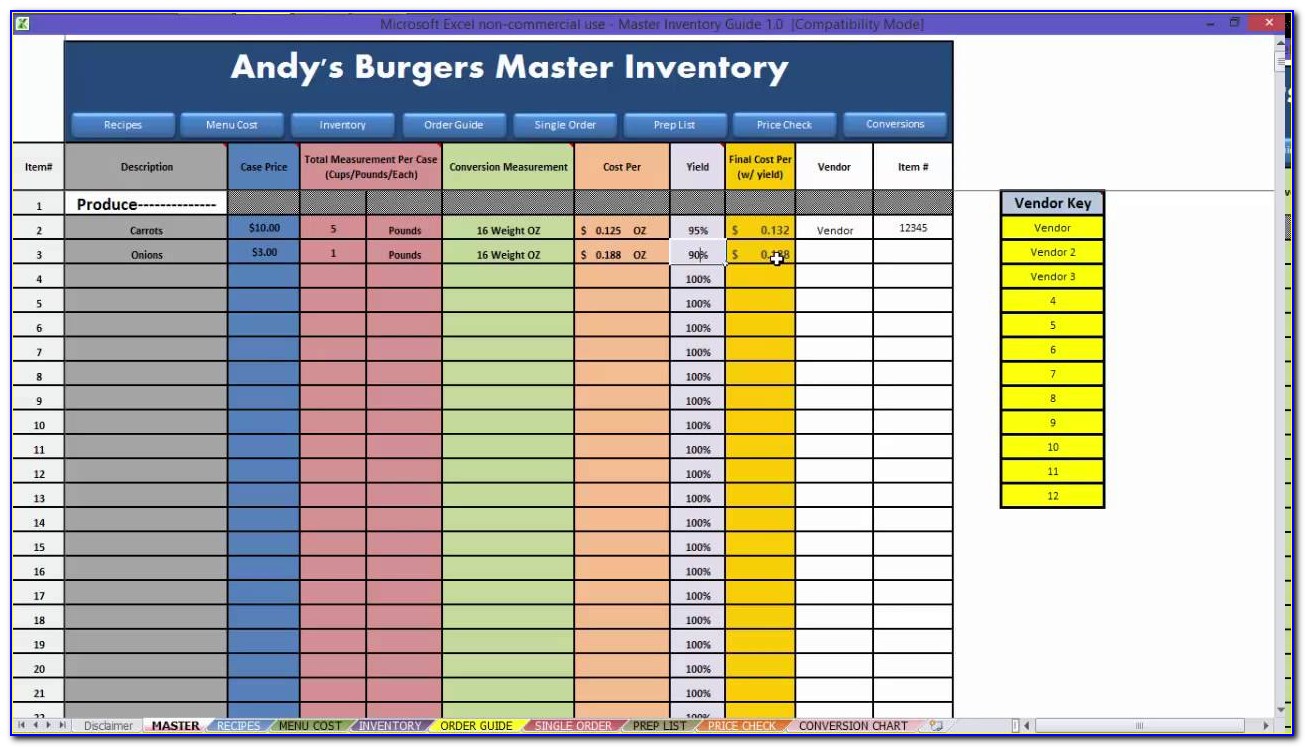 Retail Inventory And Sales Manager – Excel Template Free Download