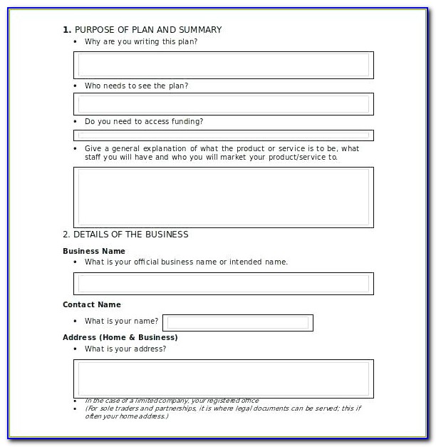 Sample Funeral Home Business Plan Template