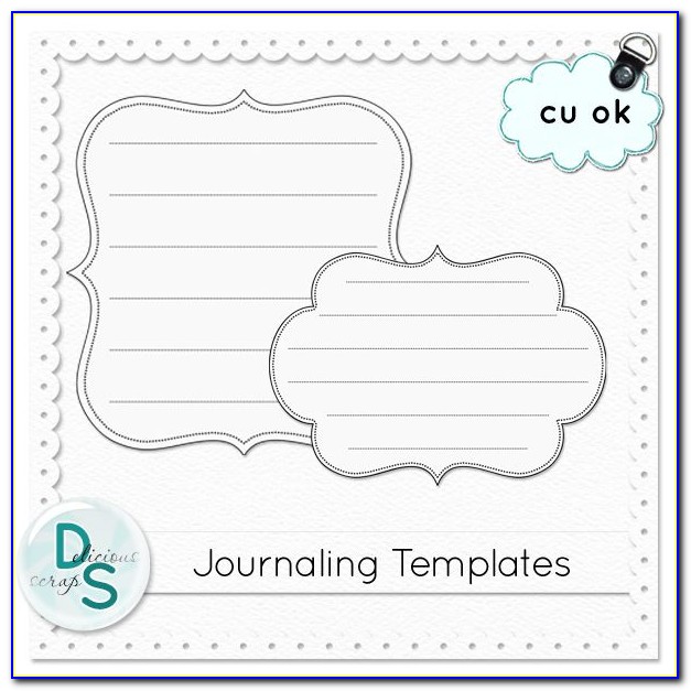Scrapbook Journaling Templates