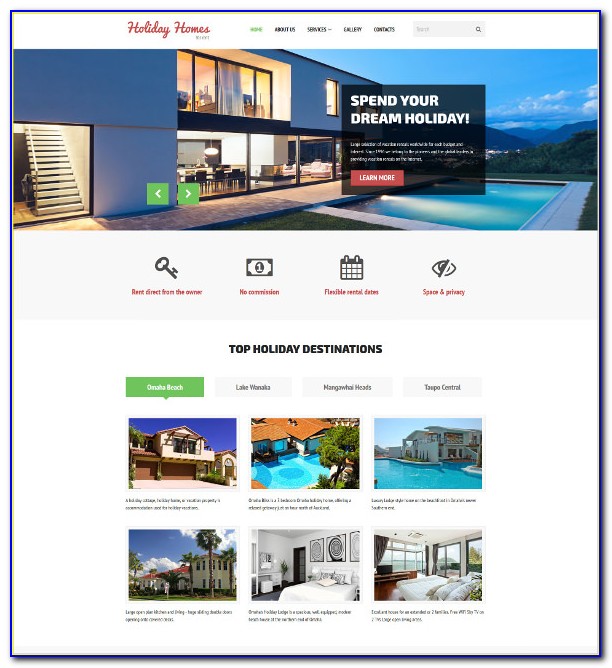 Single Property Websites Templates