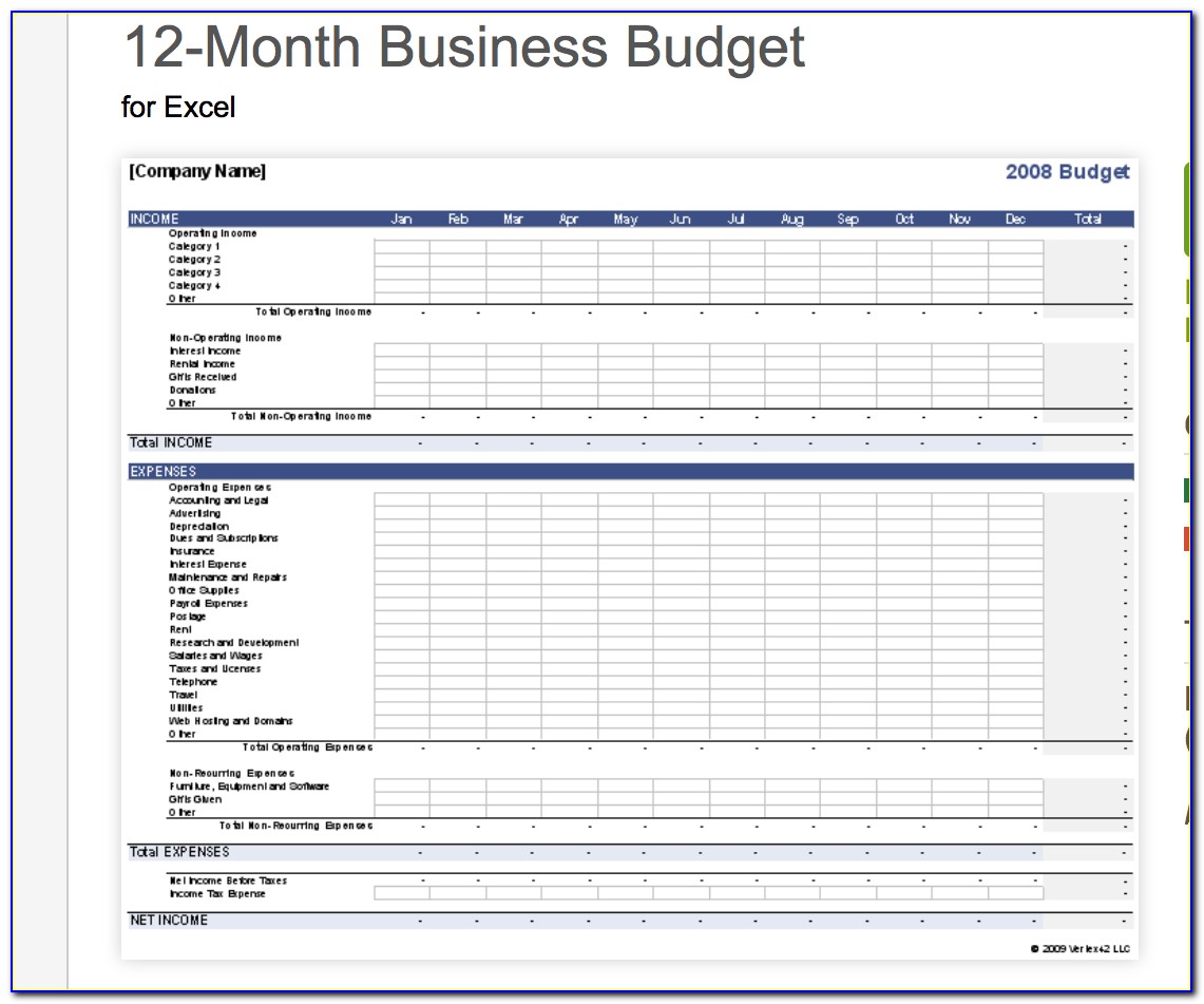 7+ Free Small Business Budget Templates | Fundbox Blog With Business Expenses Template