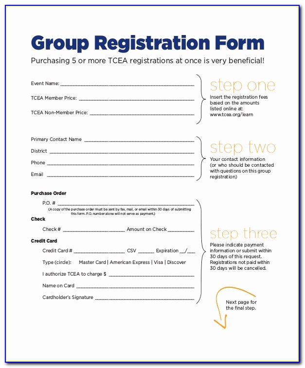 Download Sports Registration Form Template Free
