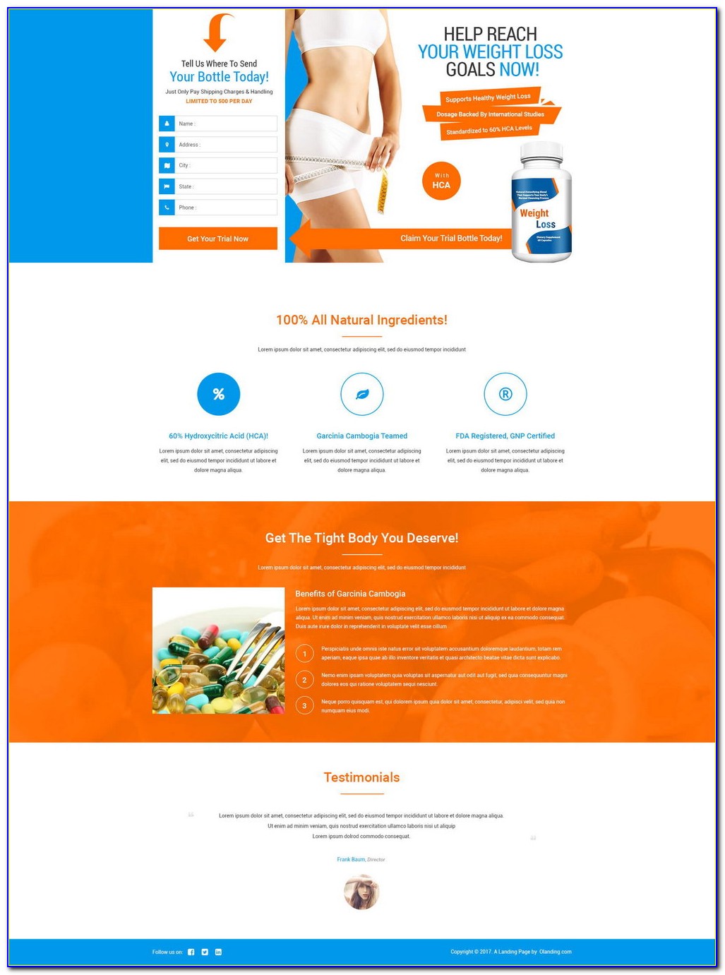 Squeeze Page Template Free Download