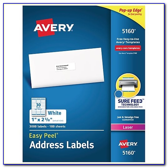 Staples White Mailing Labels Template 5162