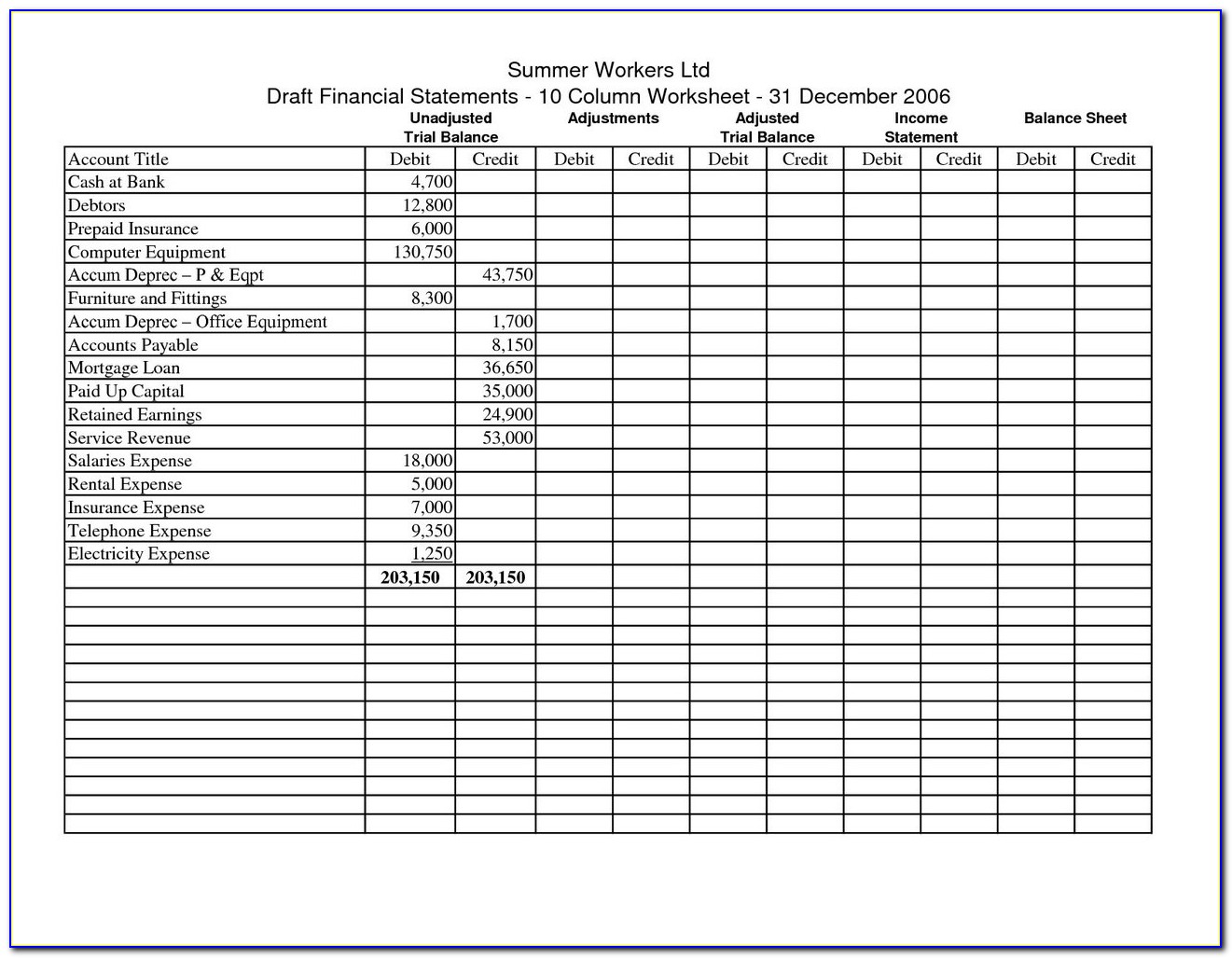 Stock Transfer Ledger Template Excel