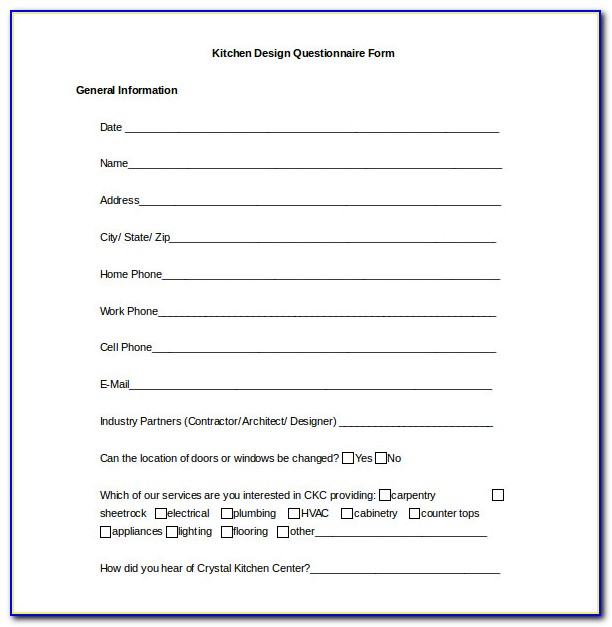 Survey Questionnaire Example Pdf