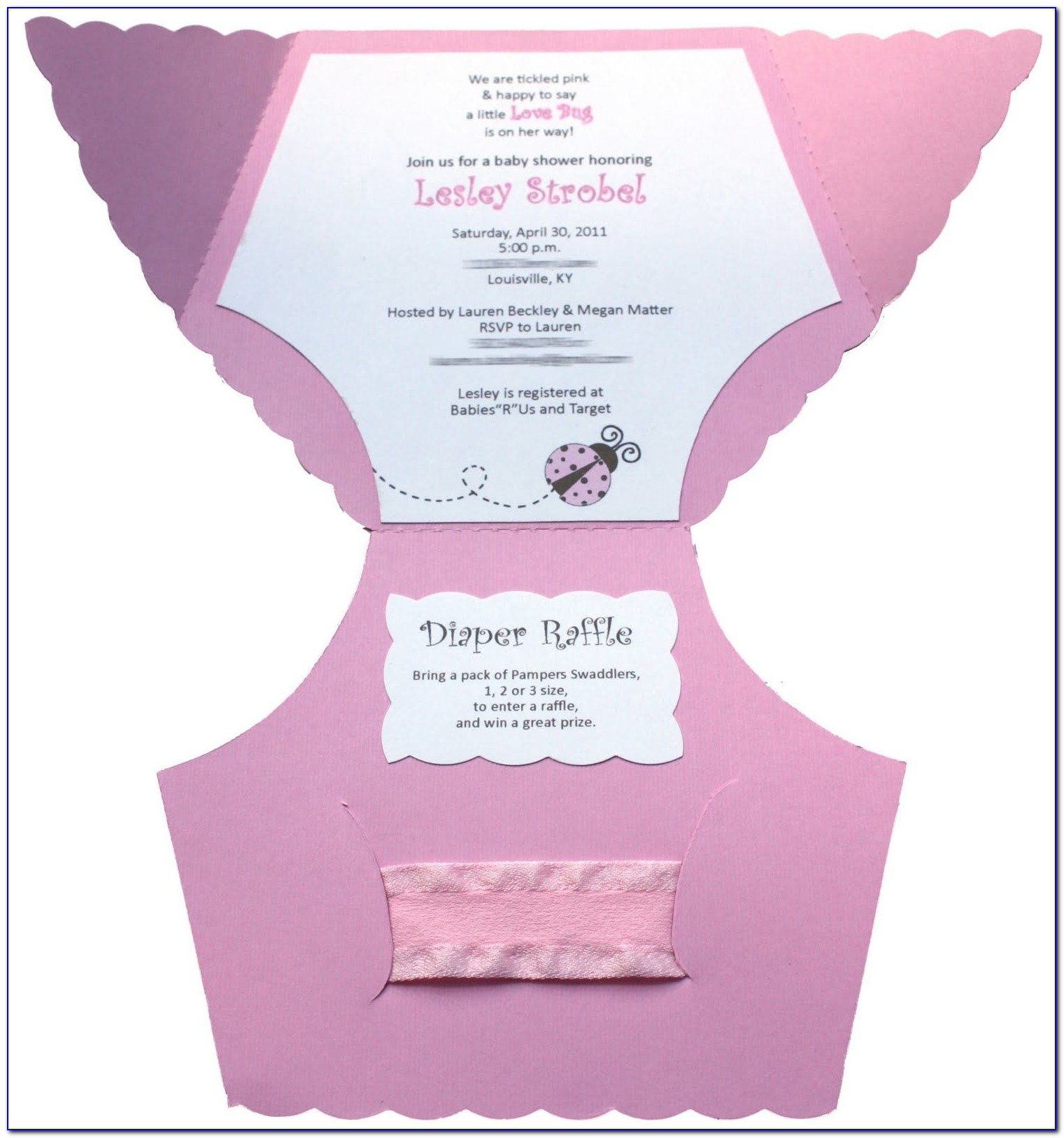 Template For Baby Shower Invitation Card