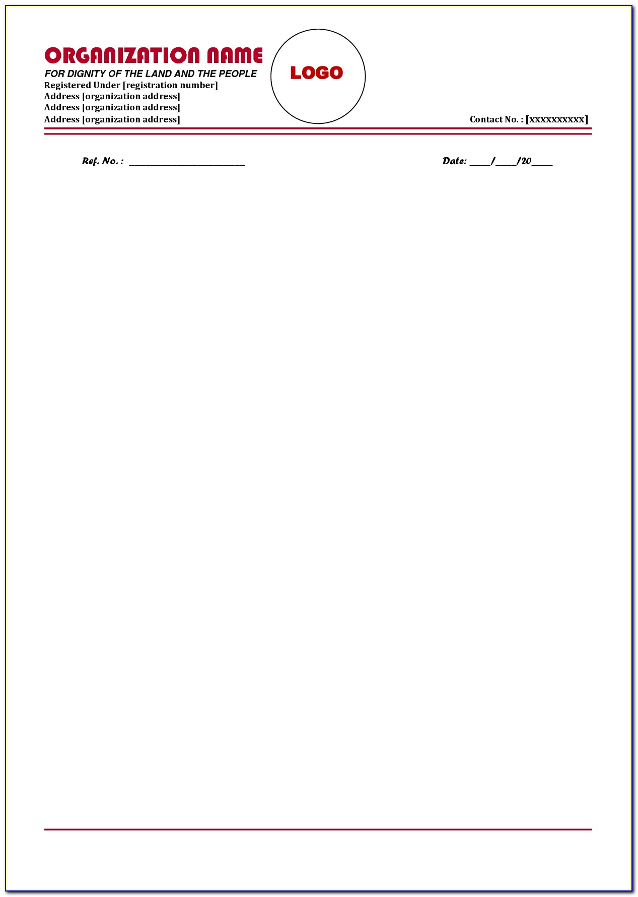 Templates For Business Letterheads