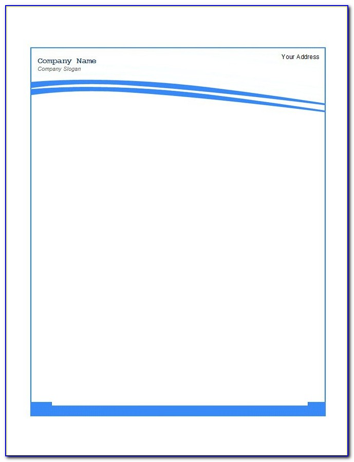 Templates For Letterheads Microsoft Word