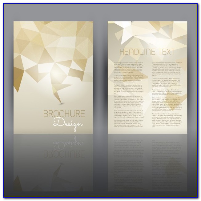 Two Sided Brochure Template Indesign