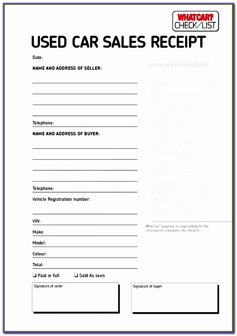Car Sales Invoice Template Free All About Template Invoice Template