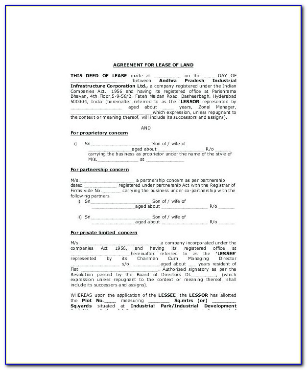 Warehouse Lease Agreement Template