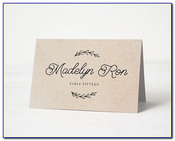 Wedding Name Place Cards Ideas