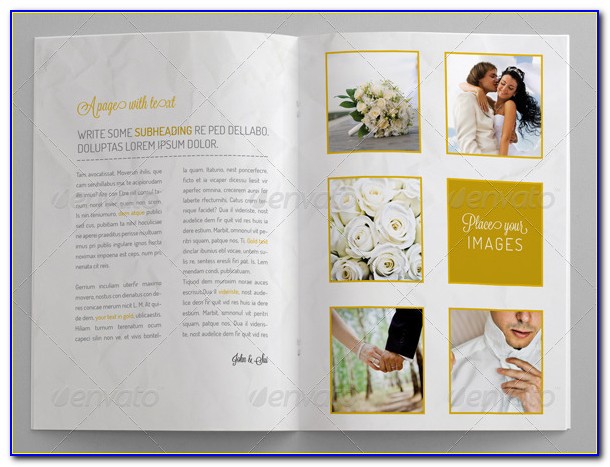 Wedding Photography Brochure Templates