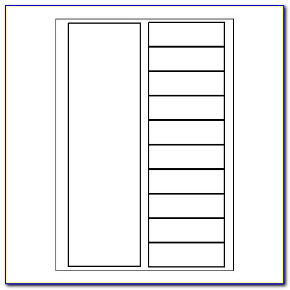 10 Tab Divider Template Word