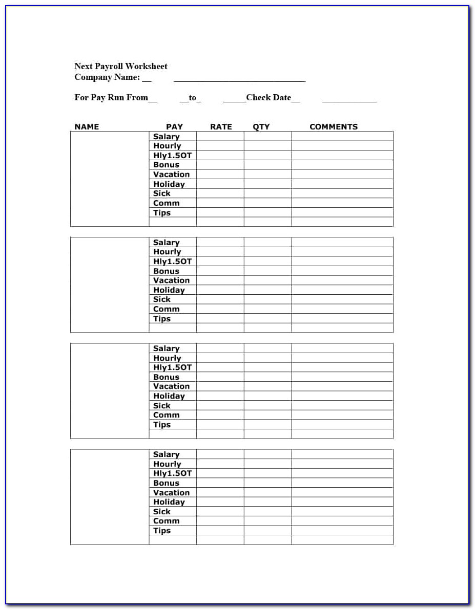 Access Payroll Database Template Free Download