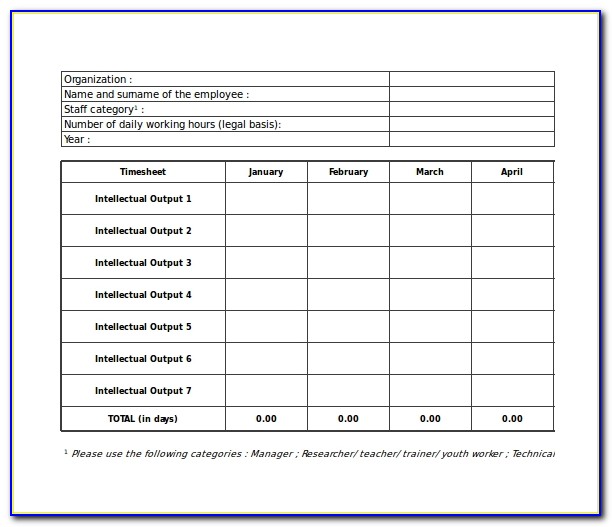 Attorney Billable Hours Invoice Template