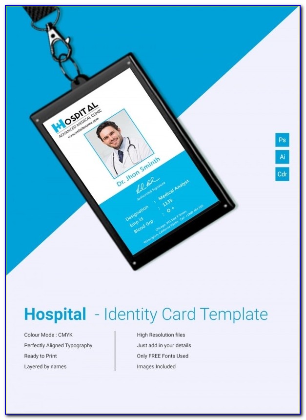 18+ Id Card Templates – Free Psd Documents Download | Free Intended For Employee Id Card Template Psd Free Download