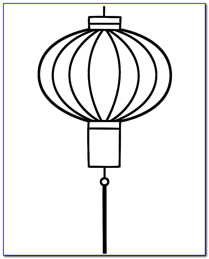 Chinese Lantern Template Free