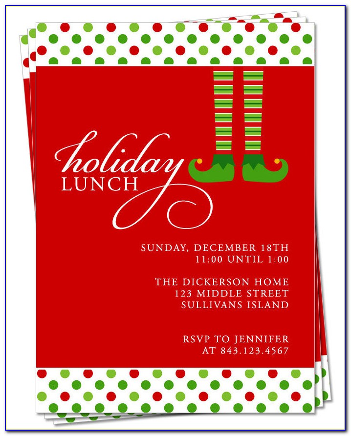 Christmas Party Invitation Templates Powerpoint