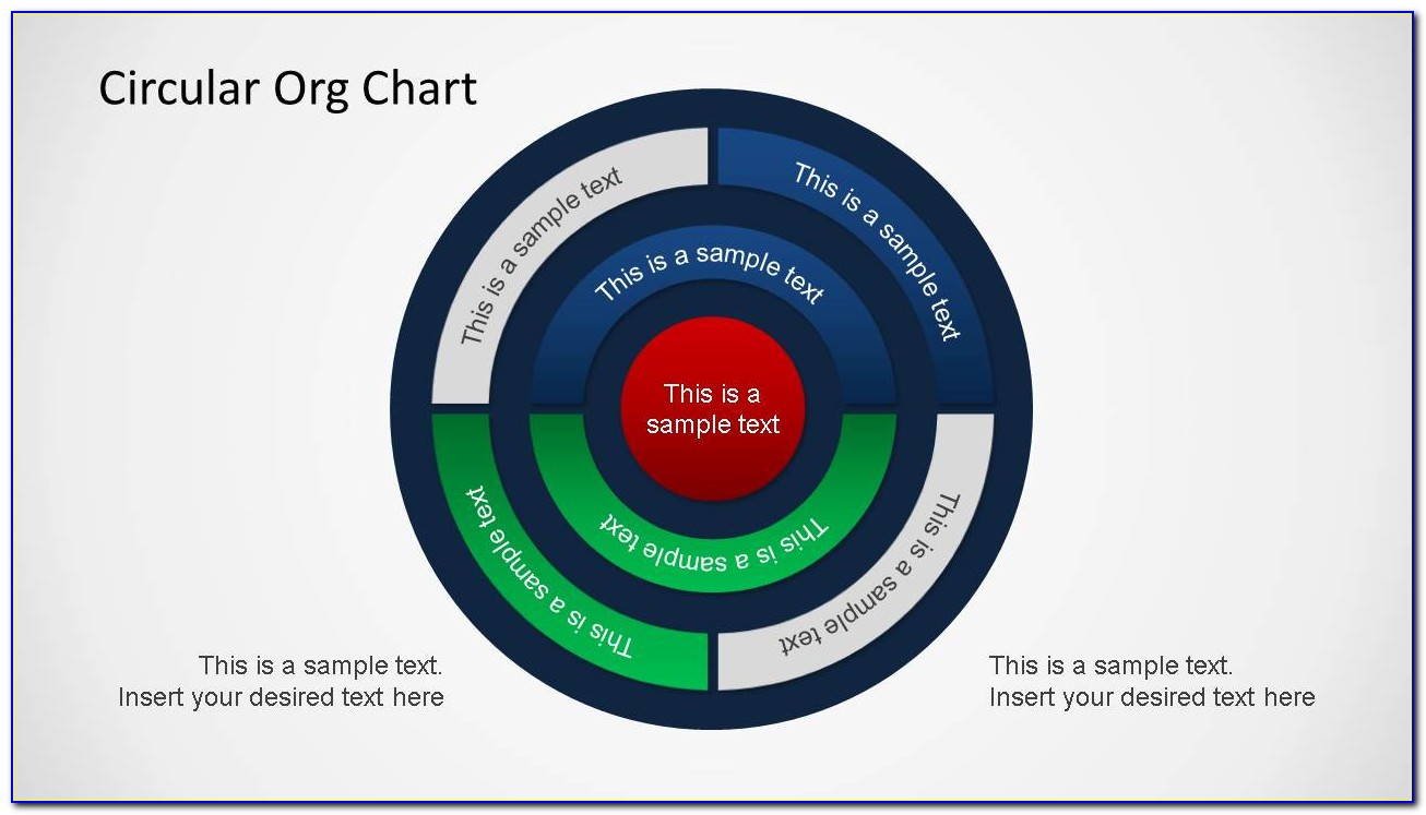 Circular Organisation Chart Template