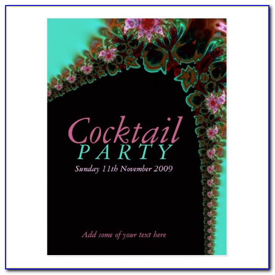 Cocktail Party Invite Template