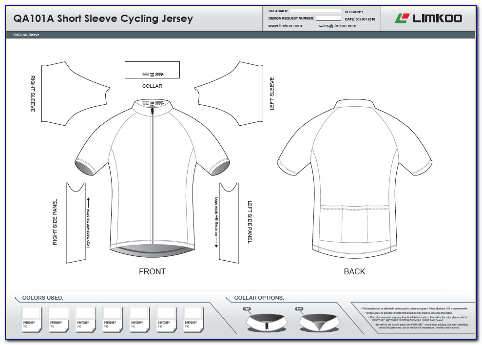 Cycling Jersey Design Template Vector