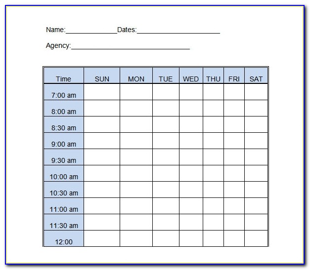 Daily Occurrence Log Book Template