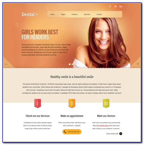 Dental Websites Templates Free Download