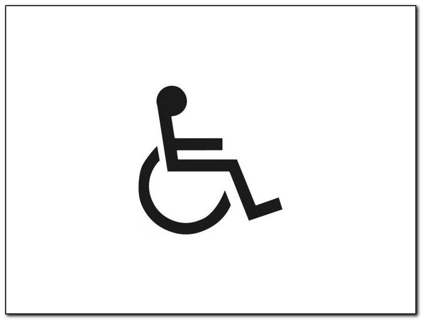 Disabled Parking Logo Autocad Template