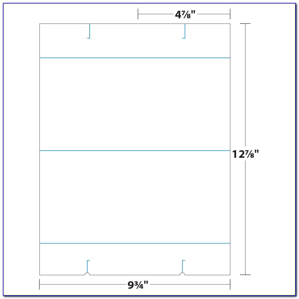 Double Sided Large Tent Card Template