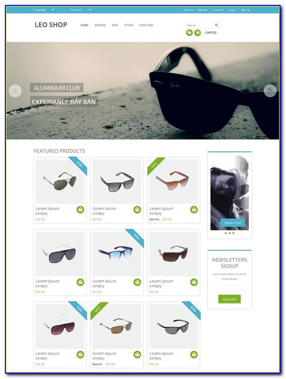 Ecommerce Website Templates Free Download Html With Css