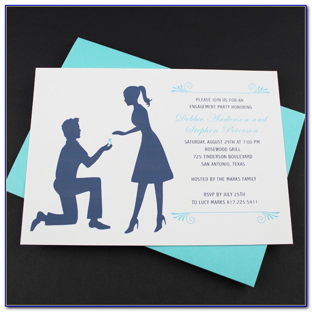 Engagement Invitations Template