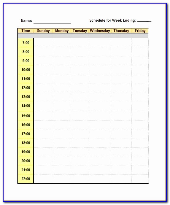 Excel Schedule Templates Awswk Fresh Excel Schedule Maker Template Excel Templates