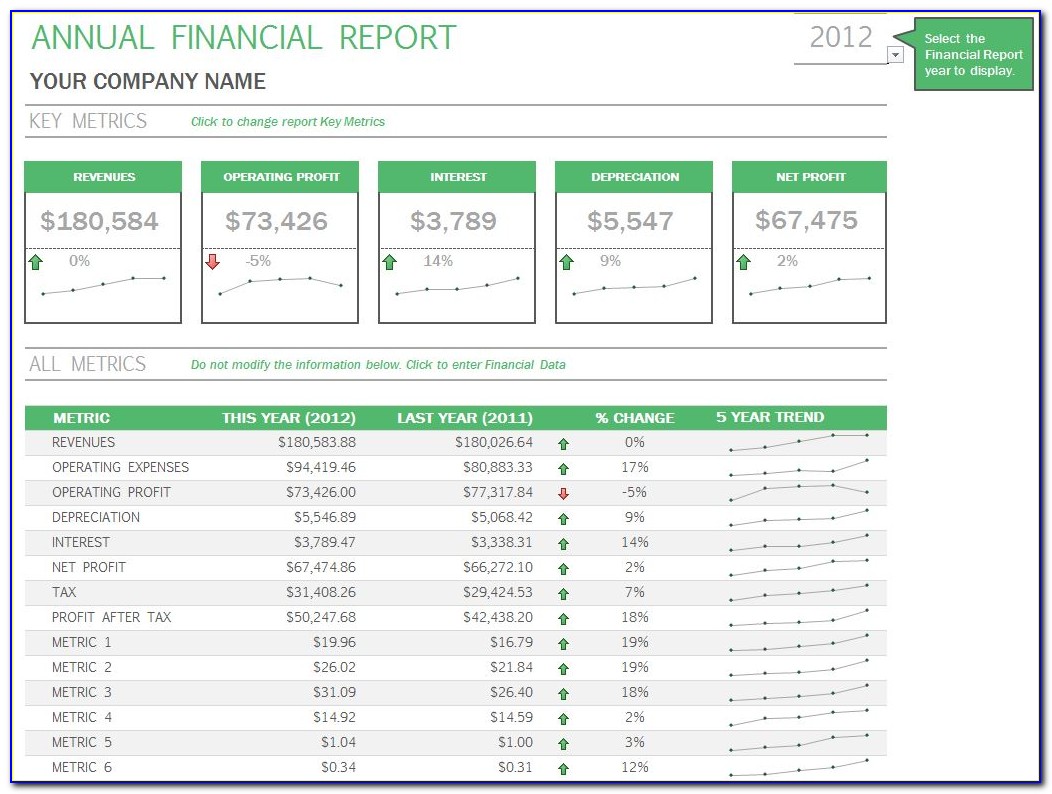 Financial Accounting Excel Templates