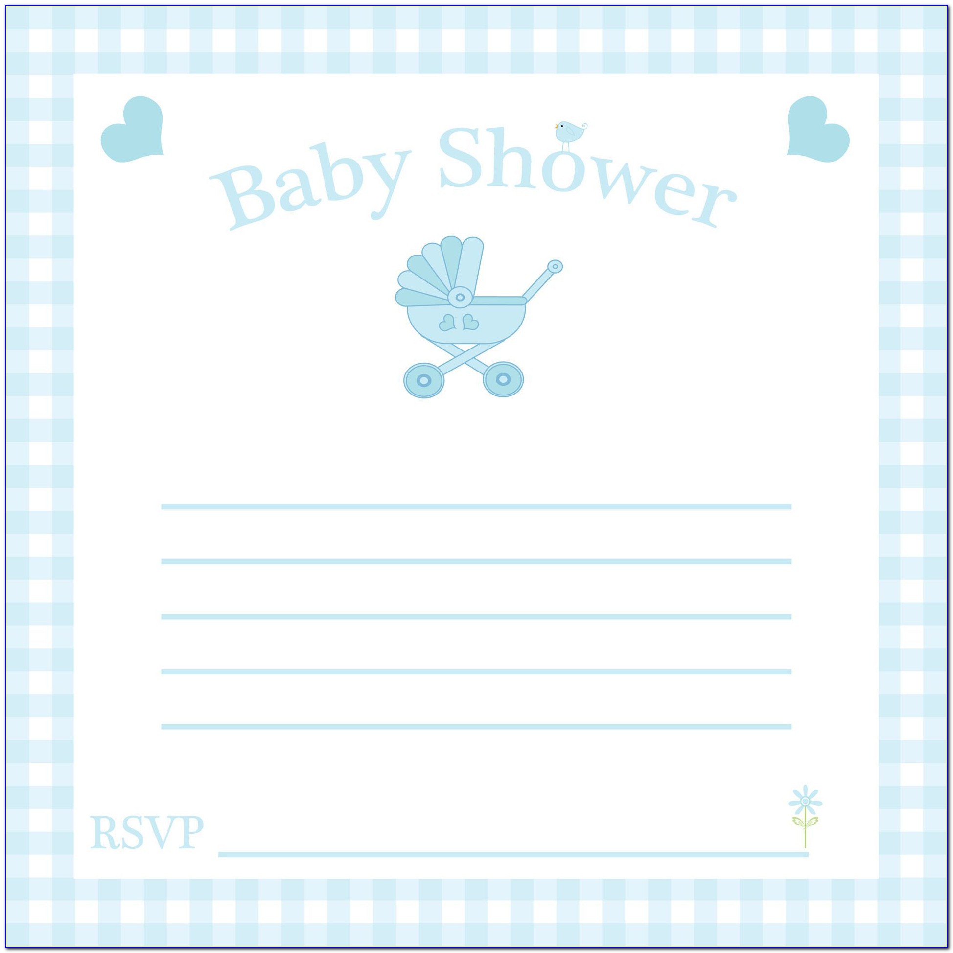Free Baby Shower Invitation Templates