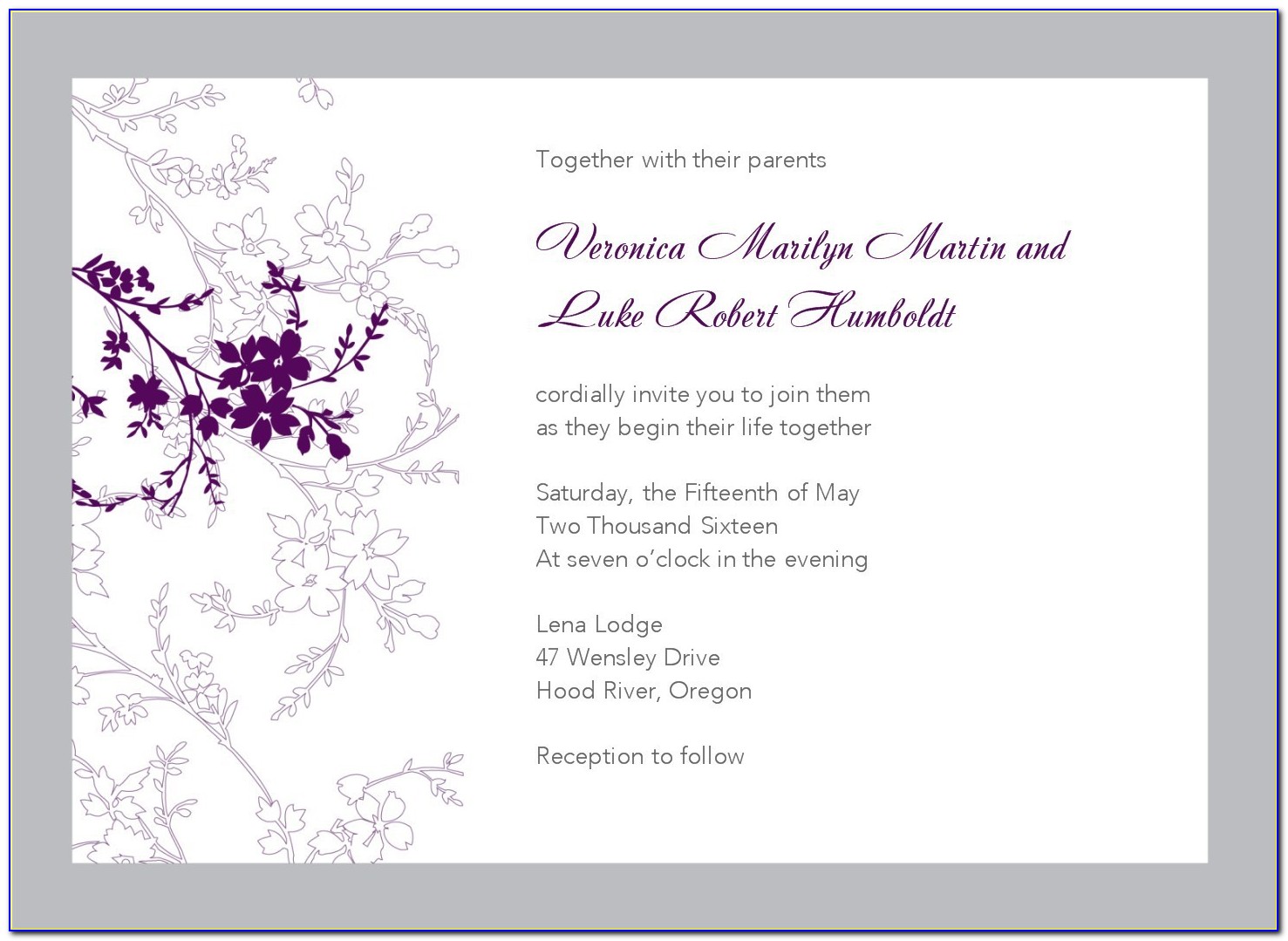 Free Indian Wedding Invitation Templates For Word