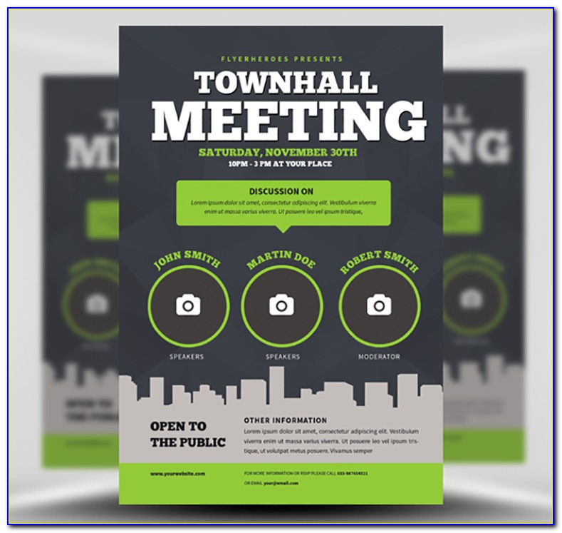Free Parent Meeting Flyer Template